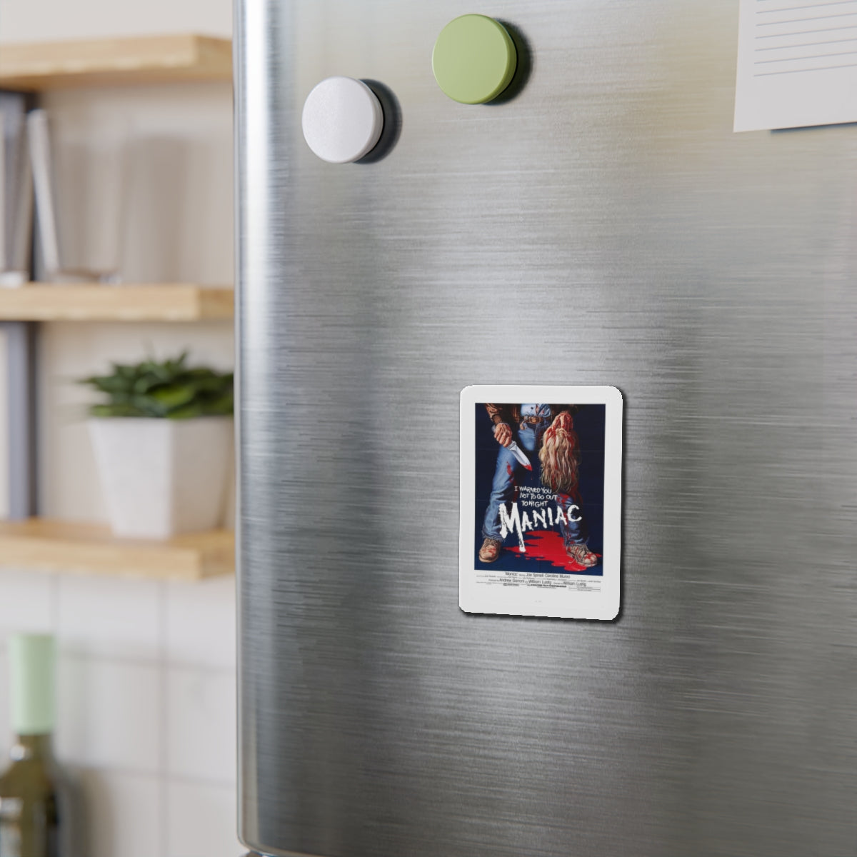 MANIAC 1980 Movie Poster - Refrigerator Magnet-The Sticker Space