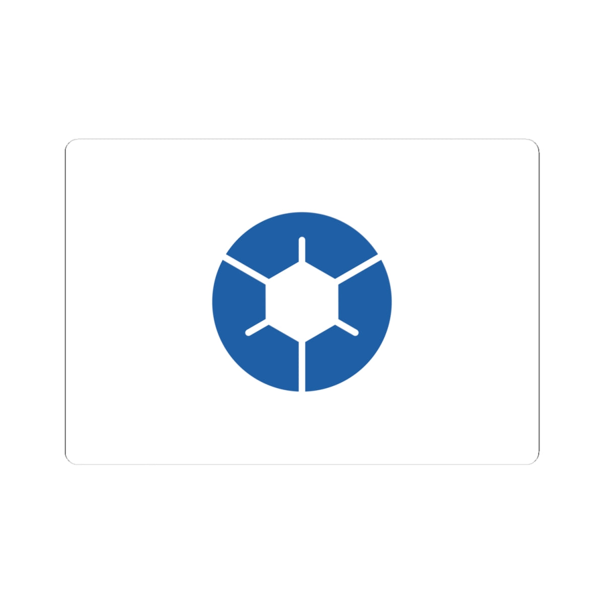 Flag of Marugame Kagawa (Japan) STICKER Vinyl Kiss-Cut Decal
