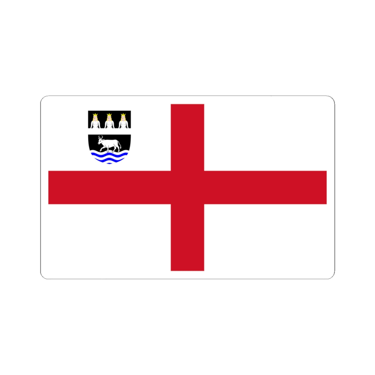 Flag of the Diocese of Oxford (England) STICKER Vinyl Kiss-Cut Decal