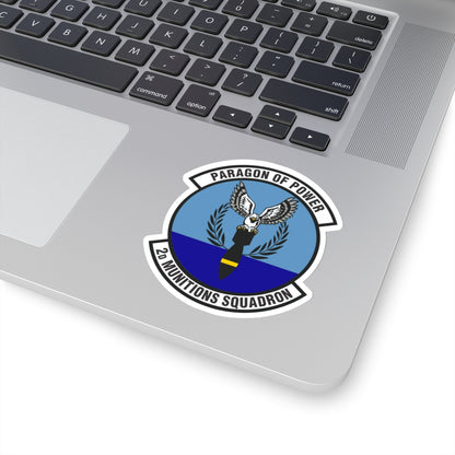 2d Munitions Squadron (U.S. Air Force) STICKER Vinyl Kiss-Cut Decal