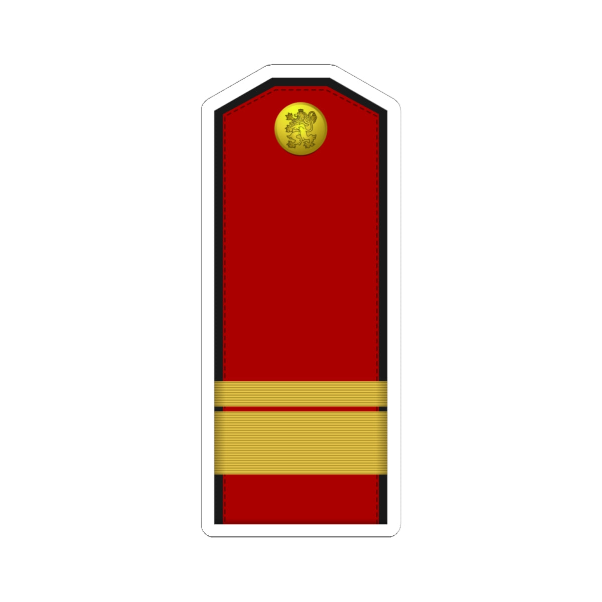 Bulgaria Army OR 8 (Bulgaria) (Military Rank) STICKER Vinyl Kiss-Cut Decal