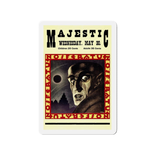 NOSFERATU 1921 Movie Poster - Refrigerator Magnet-2" x 2"-Die-Cut-1 pc-The Sticker Space