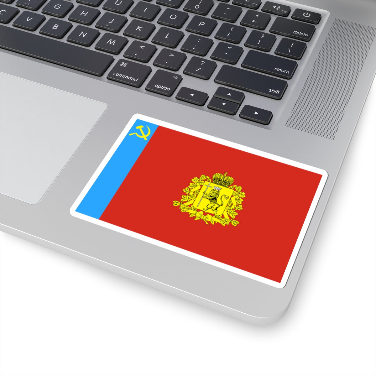 Flag of Vladimir Oblast (Russia) STICKER Vinyl Kiss-Cut Decal