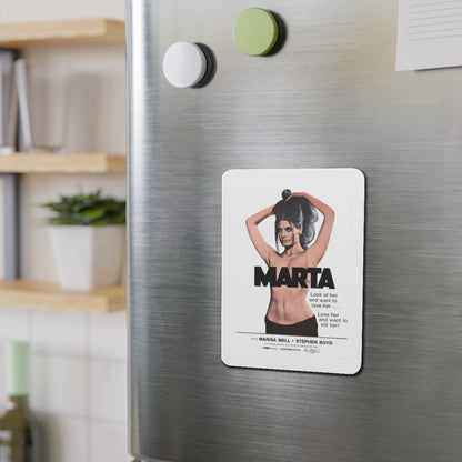 MARTA 1971 Movie Poster - Refrigerator Magnet-The Sticker Space