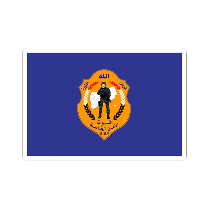 Flag of the Yemeni Special Security Forces (Yemen) STICKER Vinyl Kiss-Cut Decal