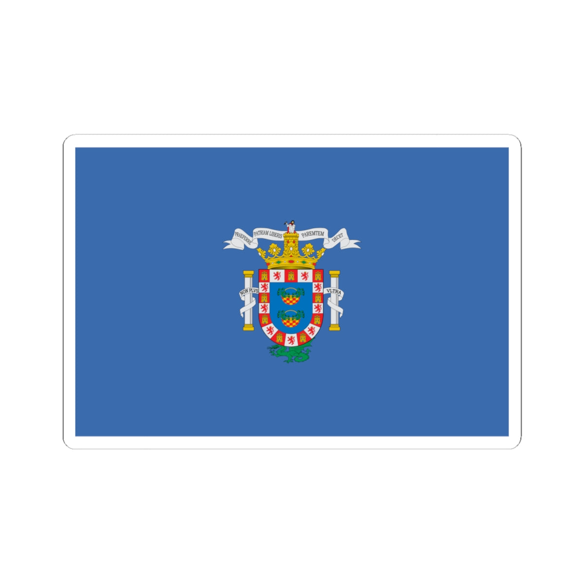 Flag Melilla (Spain) STICKER Vinyl Kiss-Cut Decal