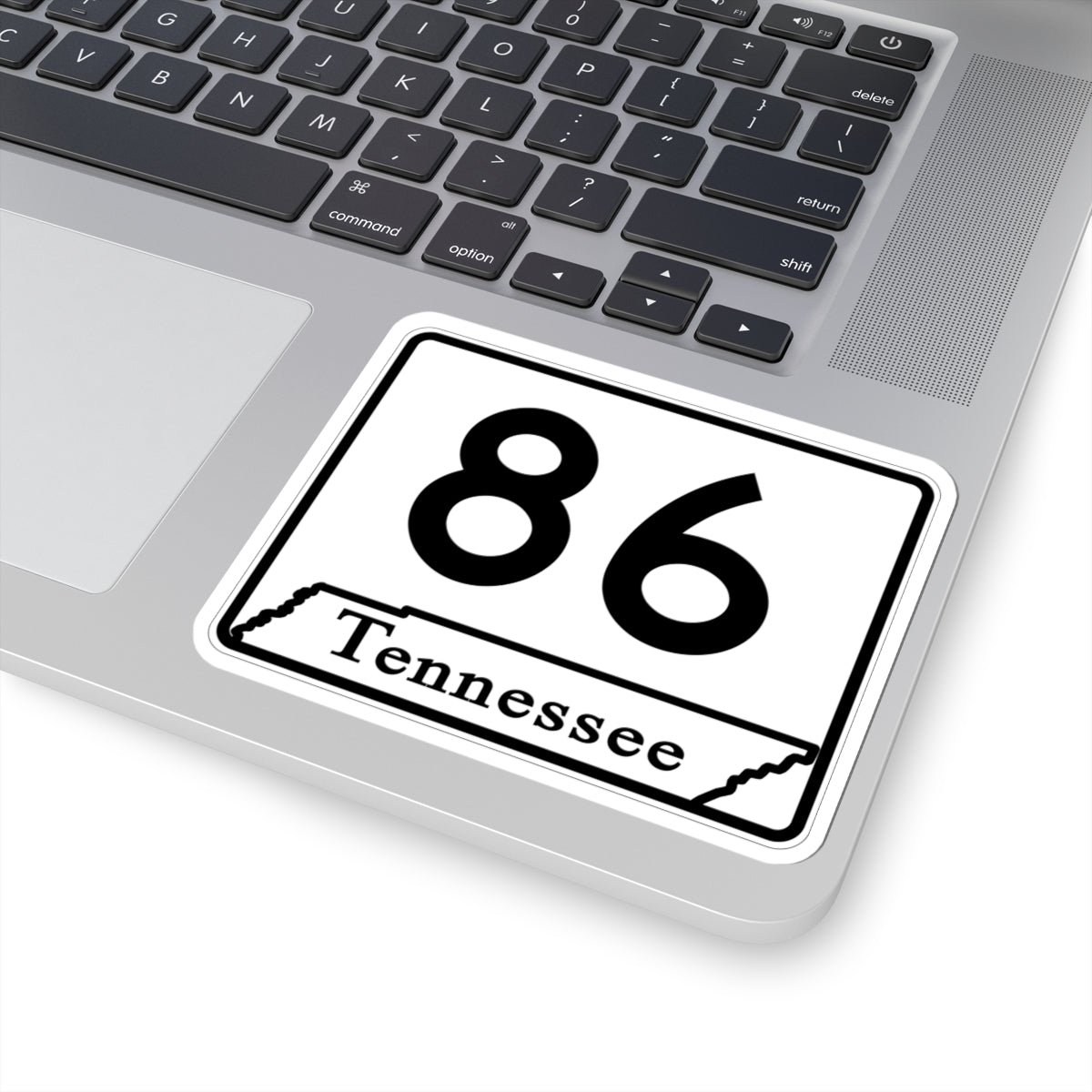 Tennessee 86 (Tennessee) (Road Sign) STICKER Vinyl Kiss-Cut Decal