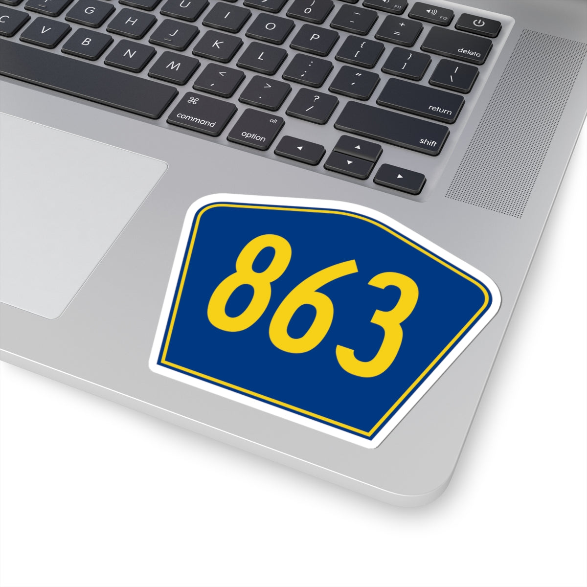 PR secondary 863 (Puerto Rico) (Road Sign) STICKER Vinyl Kiss-Cut Decal