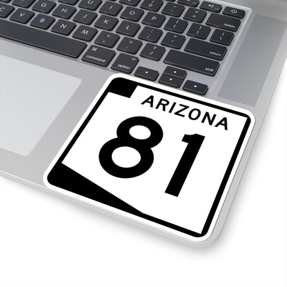 Arizona 81 (Arizona) (Road Sign) STICKER Vinyl Kiss-Cut Decal