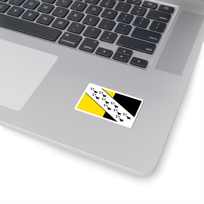 Norfolk flag ABC proposal (England) STICKER Vinyl Kiss-Cut Decal