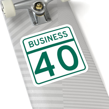 MD Route 40 Business (Maryland) (Road Sign) STICKER Vinyl Kiss-Cut Decal