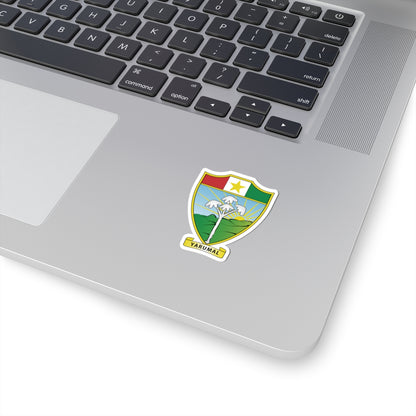 Escudo de municipio de Yarumal (Colombia) (Coat of Arms) STICKER Vinyl Kiss-Cut Decal