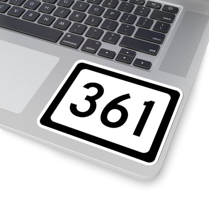 WV-361 (Virginia) (Road Sign) STICKER Vinyl Kiss-Cut Decal