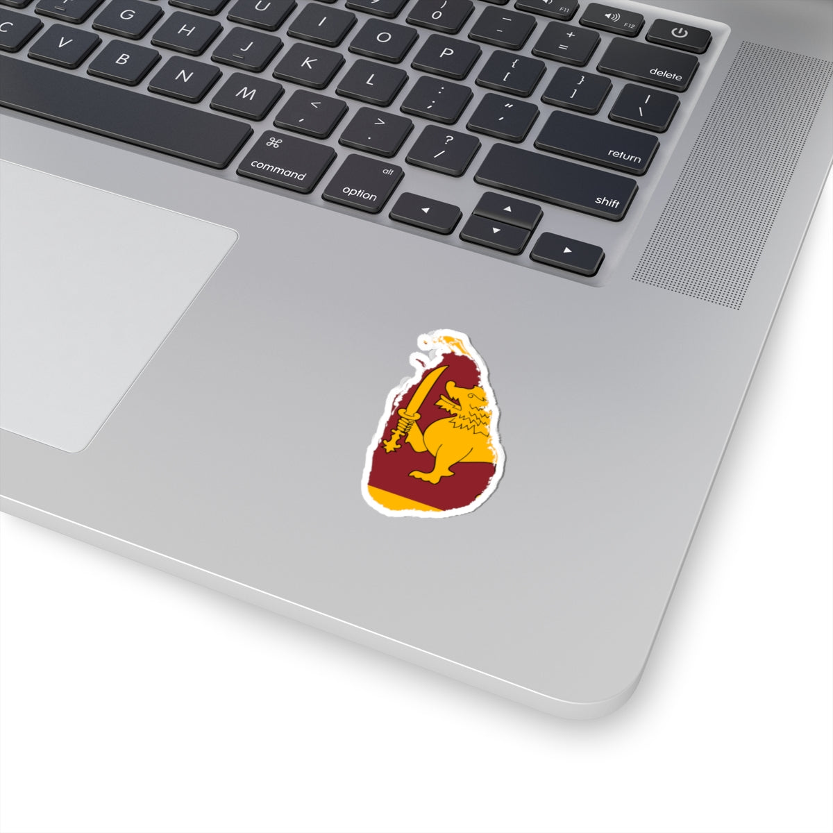 Flag-map of Sri Lanka (Sri Lanka) STICKER Vinyl Kiss-Cut Decal
