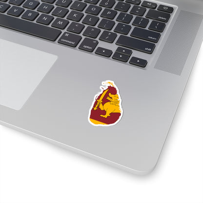 Flag-map of Sri Lanka (Sri Lanka) STICKER Vinyl Kiss-Cut Decal