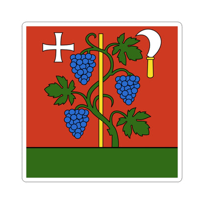 CHE Hongg Flag (Switzerland) STICKER Vinyl Kiss-Cut Decal