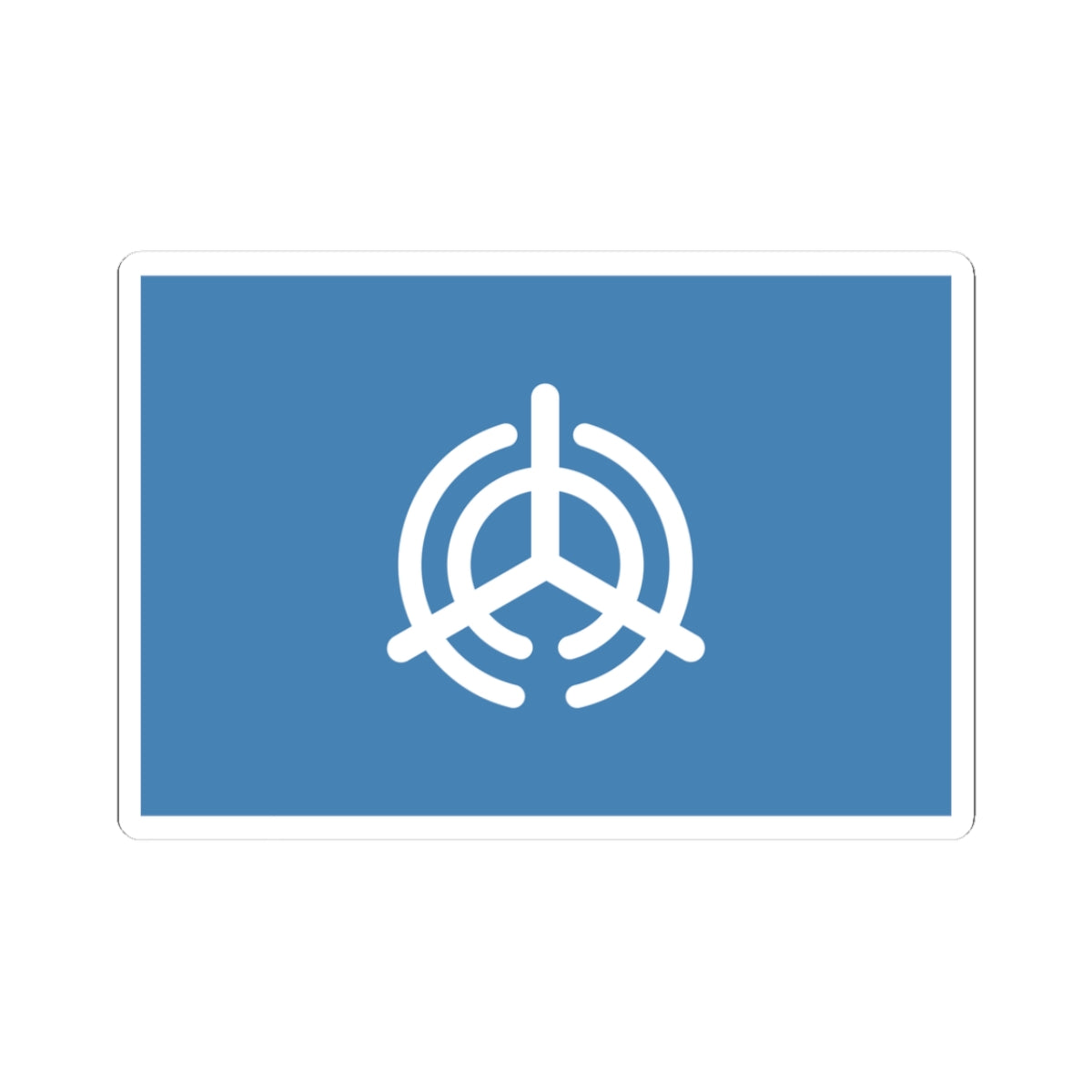 Flag of Oita Oita (Japan) STICKER Vinyl Kiss-Cut Decal