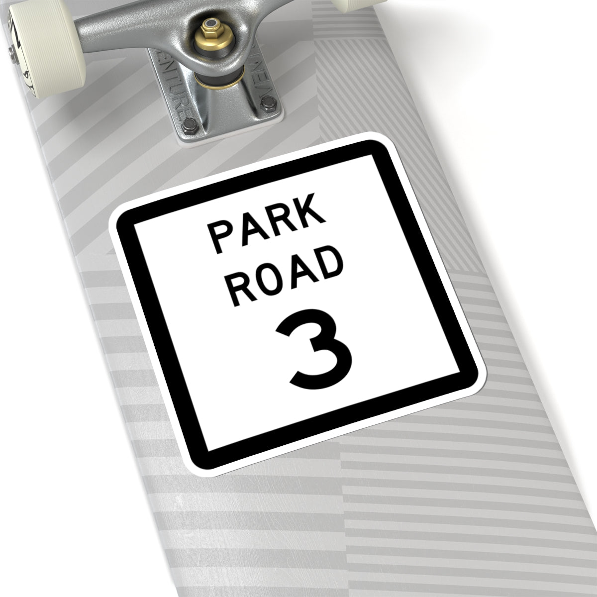 Texas Park Road 3 (Texas) (Road Sign) STICKER Vinyl Kiss-Cut Decal