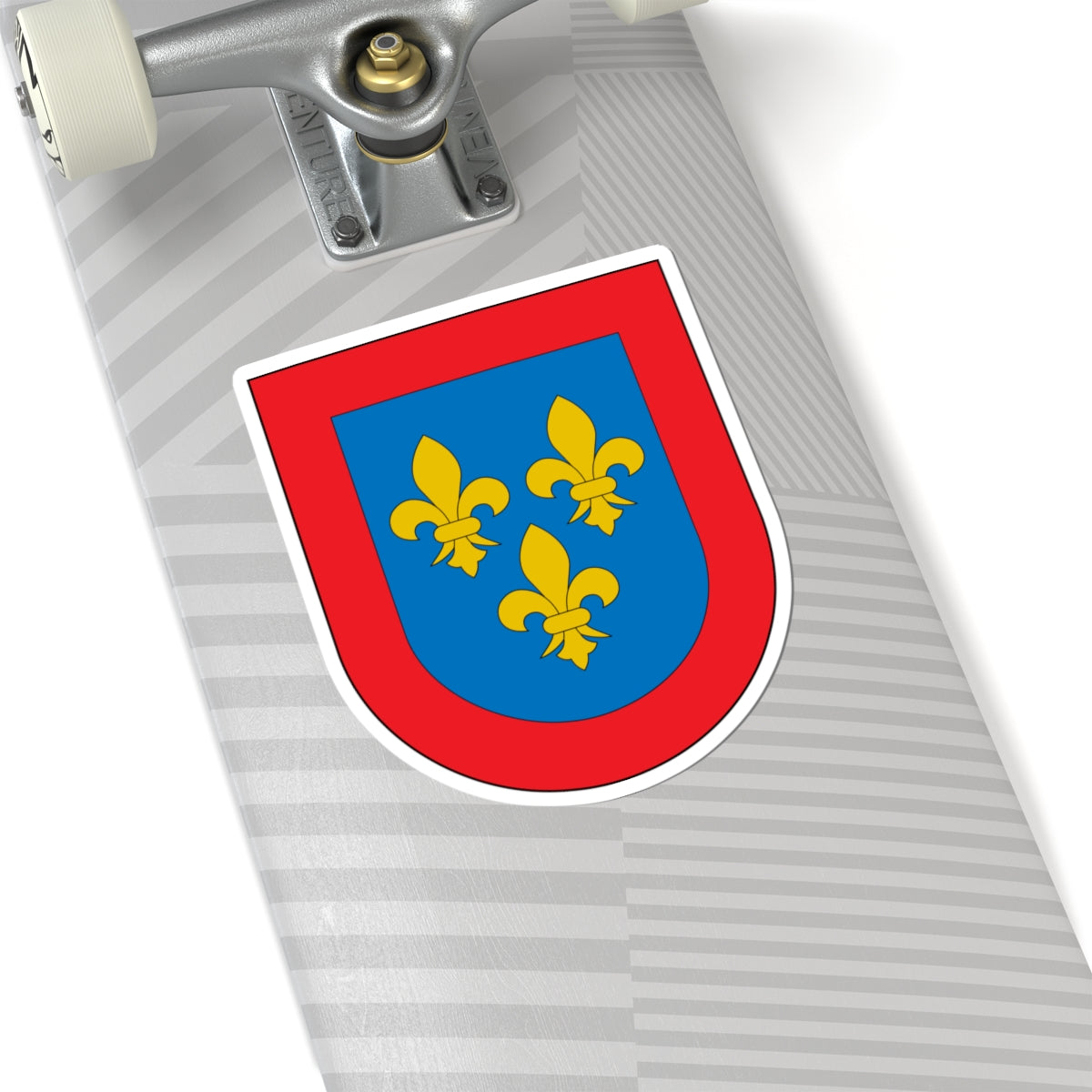 Armas de Borbón-Anjou (Spain) (Coat of Arms) STICKER Vinyl Kiss-Cut Decal