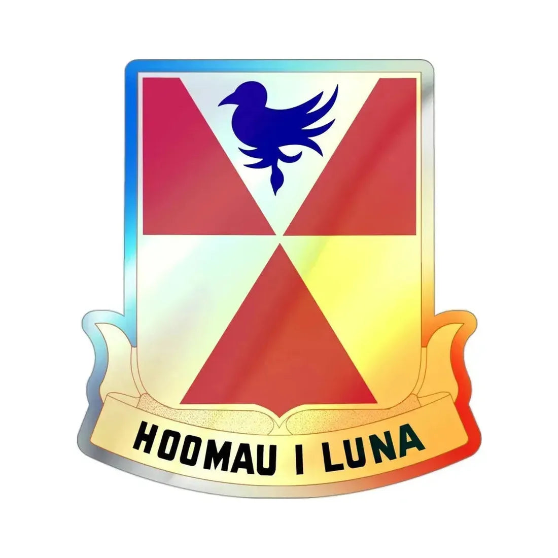 97th Artillery Group (U.S. Army) Holographic STICKER Die-Cut Vinyl Decal 3 Inch Holographic - The Sticker Space