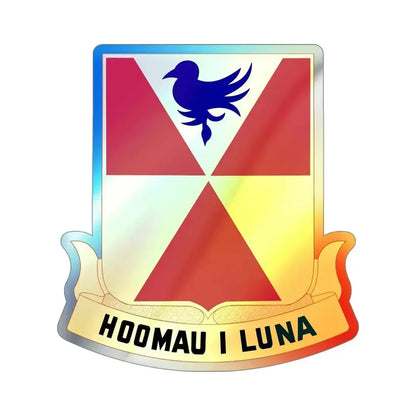 97th Artillery Group (U.S. Army) Holographic STICKER Die-Cut Vinyl Decal 4 Inch Holographic - The Sticker Space