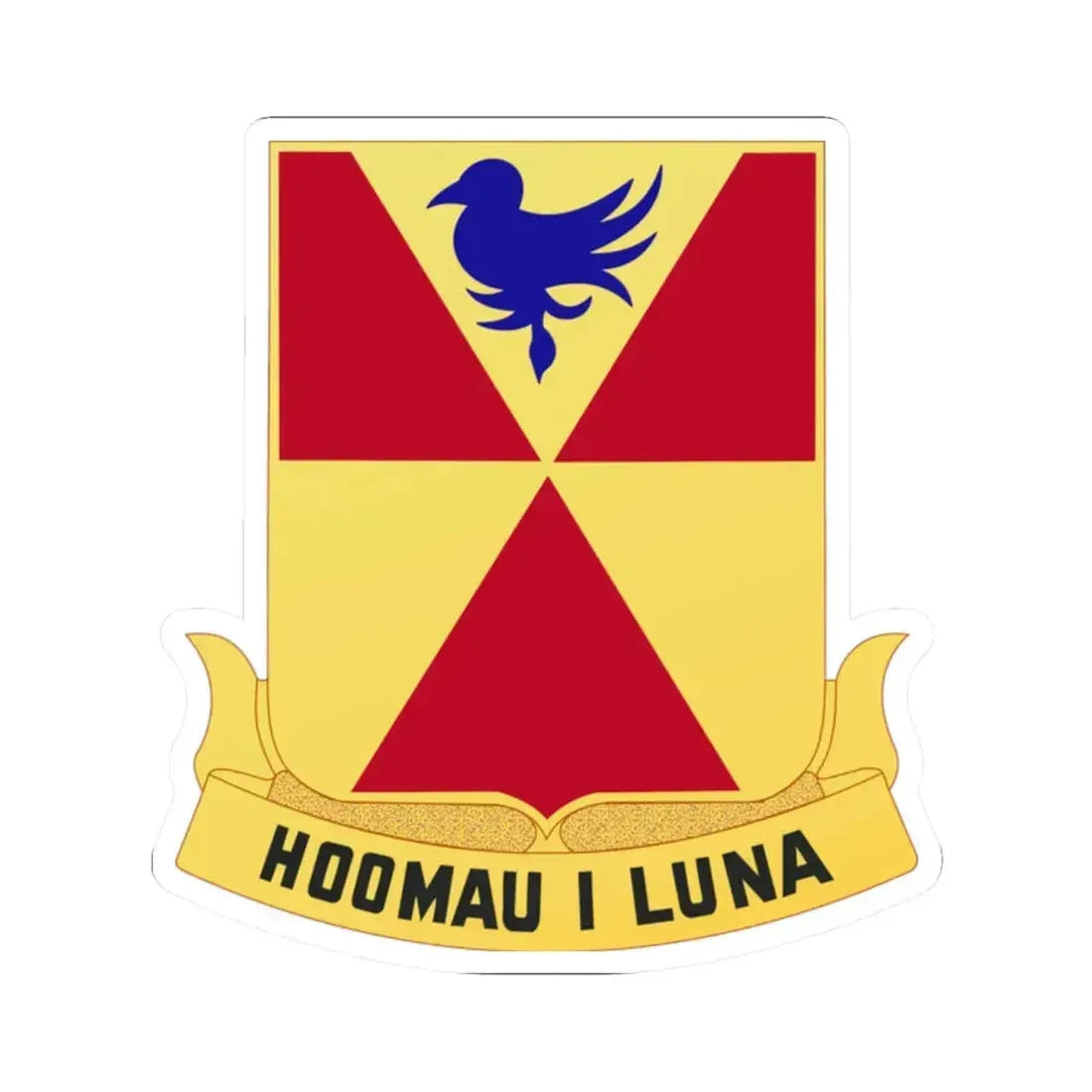 97th Artillery Group (U.S. Army) STICKER Vinyl Kiss-Cut Decal 2 Inch White - The Sticker Space