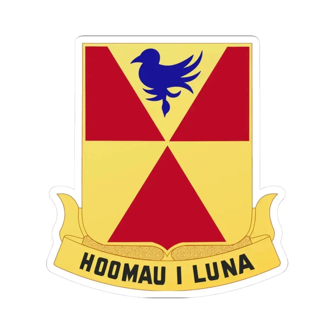 97th Artillery Group (U.S. Army) STICKER Vinyl Kiss-Cut Decal 3 Inch White - The Sticker Space