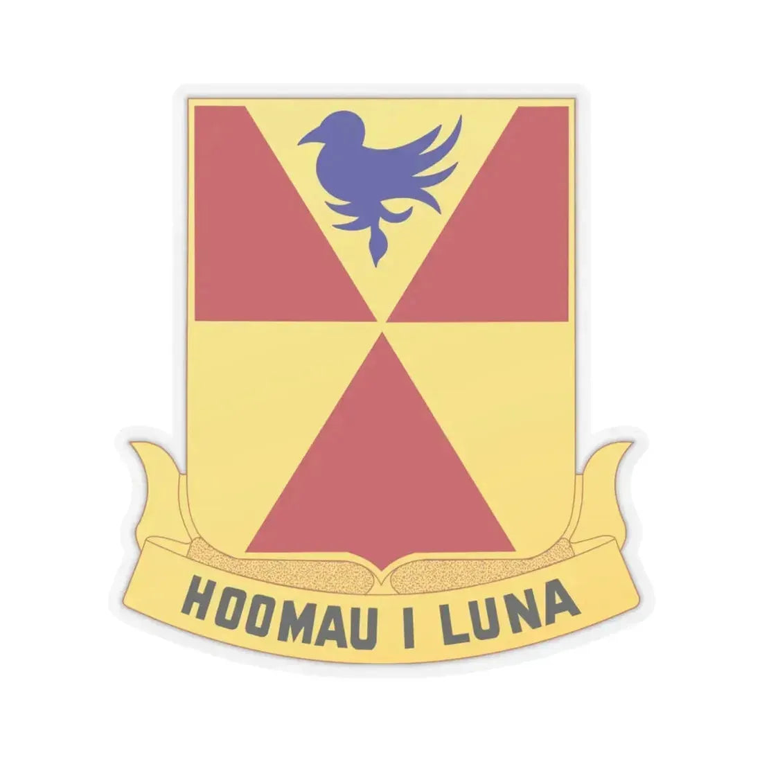 97th Artillery Group (U.S. Army) STICKER Vinyl Kiss-Cut Decal 4 Inch Transparent - The Sticker Space