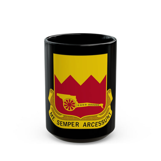 97th Field Artillery Battalion (U.S. Army) Black Coffee Mug-15oz-The Sticker Space