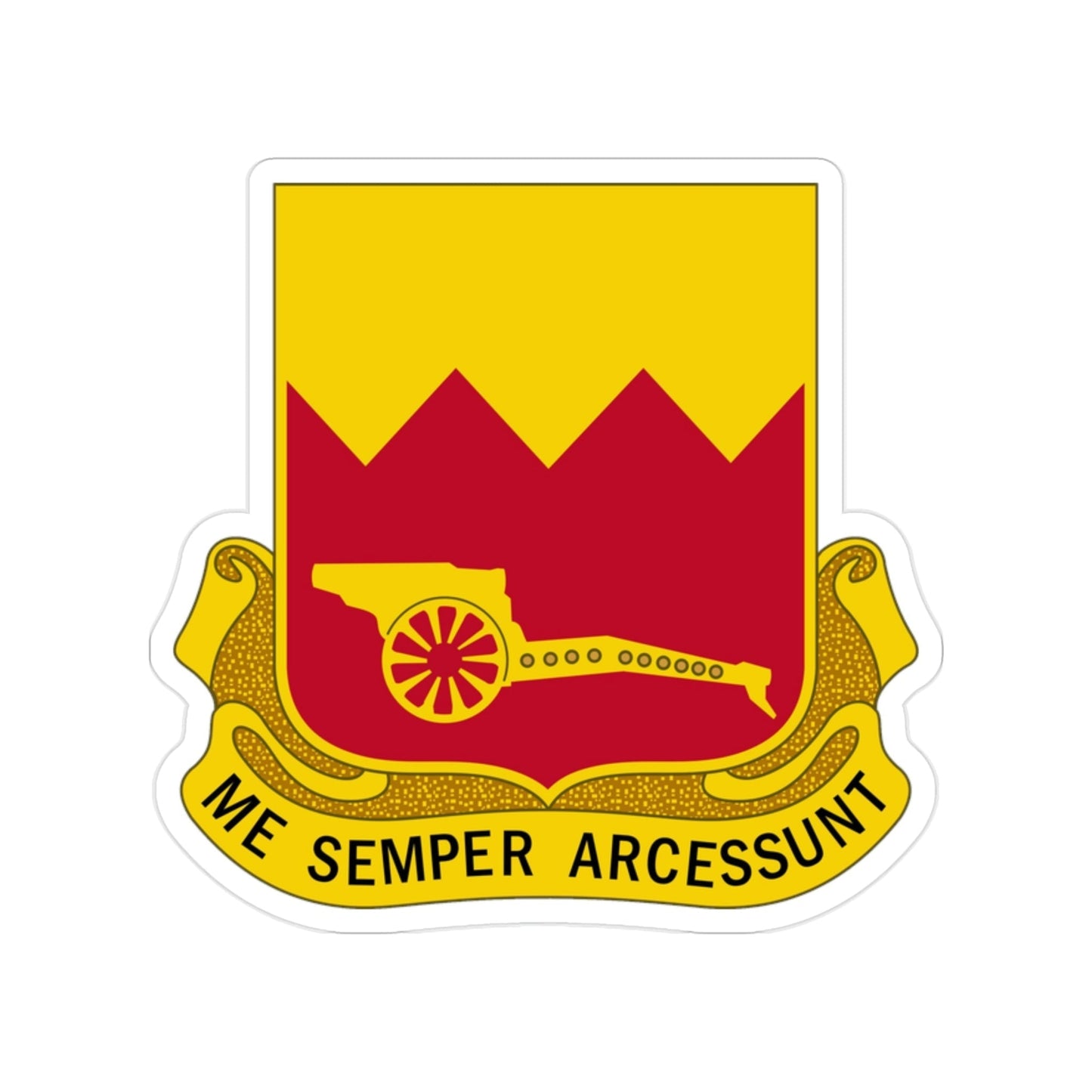 97th Field Artillery Battalion (U.S. Army) Transparent STICKER Die-Cut Vinyl Decal-2 Inch-The Sticker Space