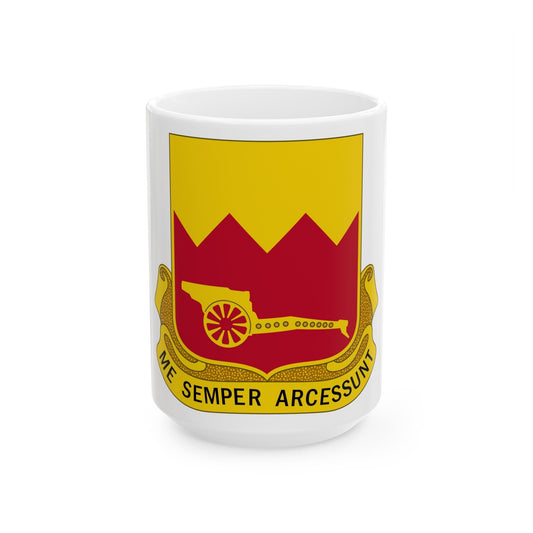 97th Field Artillery Battalion (U.S. Army) White Coffee Mug-15oz-The Sticker Space