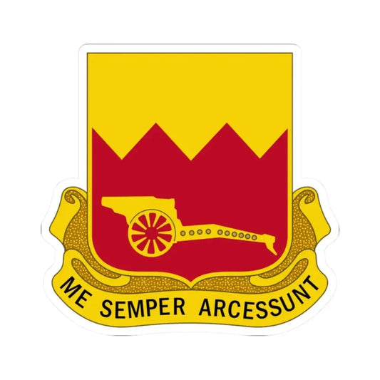97th Field Artillery Battalion (U.S. Army) STICKER Vinyl Kiss-Cut Decal 2 Inch White - The Sticker Space