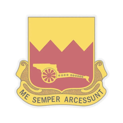 97th Field Artillery Battalion (U.S. Army) STICKER Vinyl Kiss-Cut Decal 3 Inch Transparent - The Sticker Space
