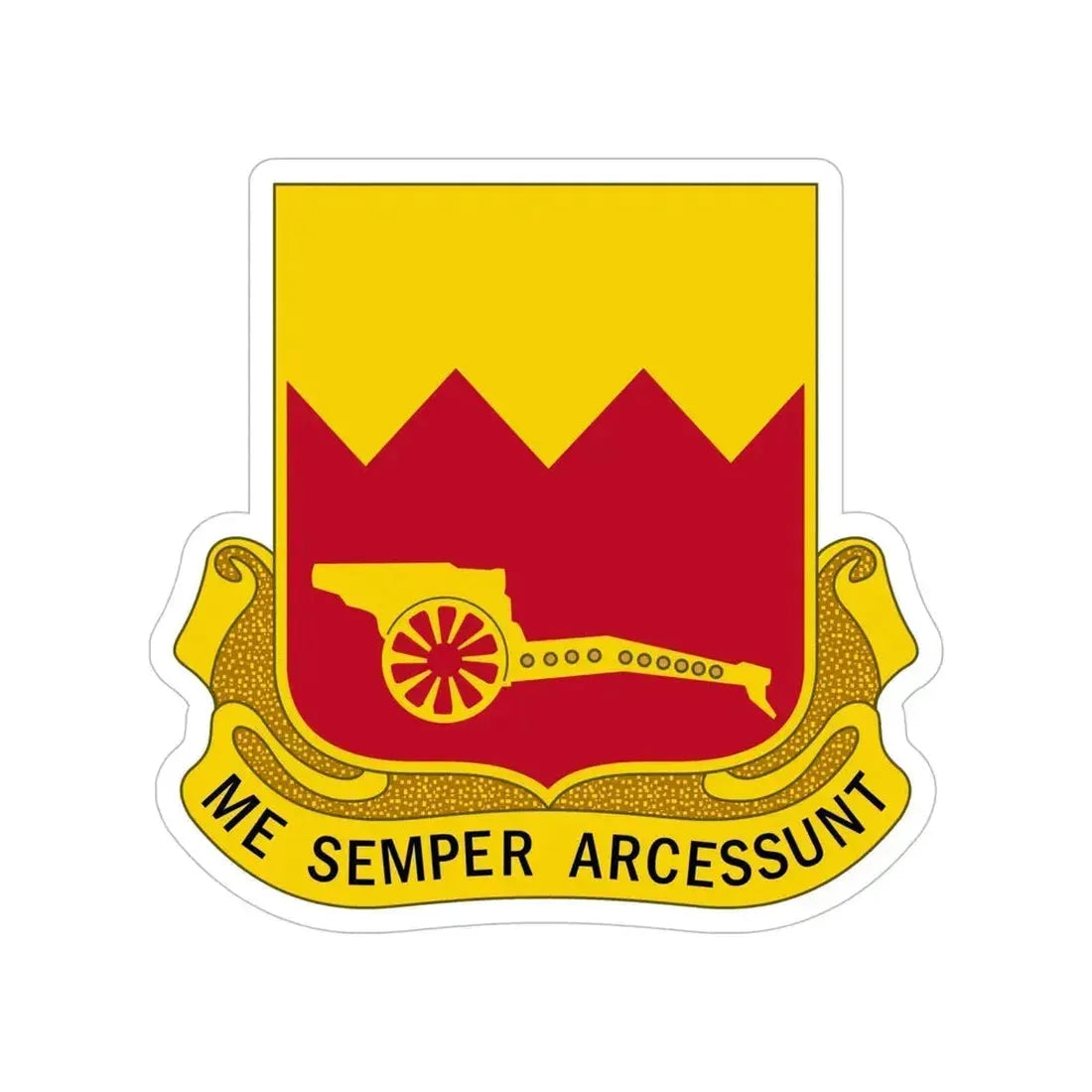 97th Field Artillery Battalion (U.S. Army) Transparent STICKER Die-Cut Vinyl Decal - The Sticker Space
