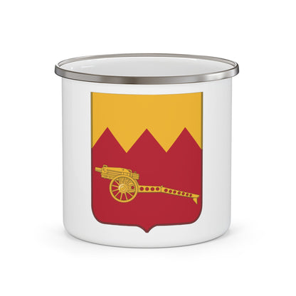 97th Field Artillery Battalion v2 (U.S. Army) 12oz Enamel Mug-12oz-The Sticker Space