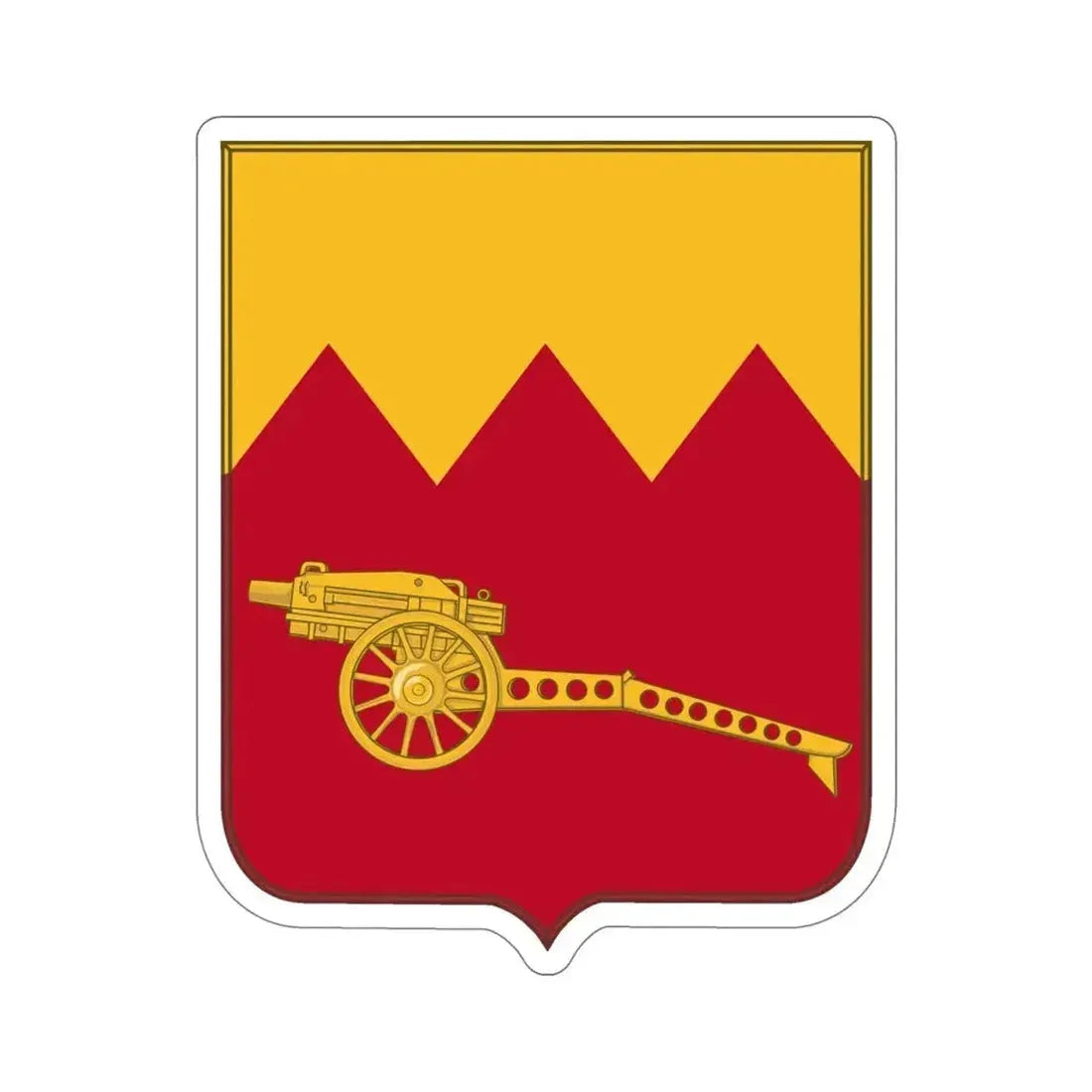 97th Field Artillery Battalion v2 (U.S. Army) STICKER Vinyl Die-Cut Decal 5 Inch - The Sticker Space