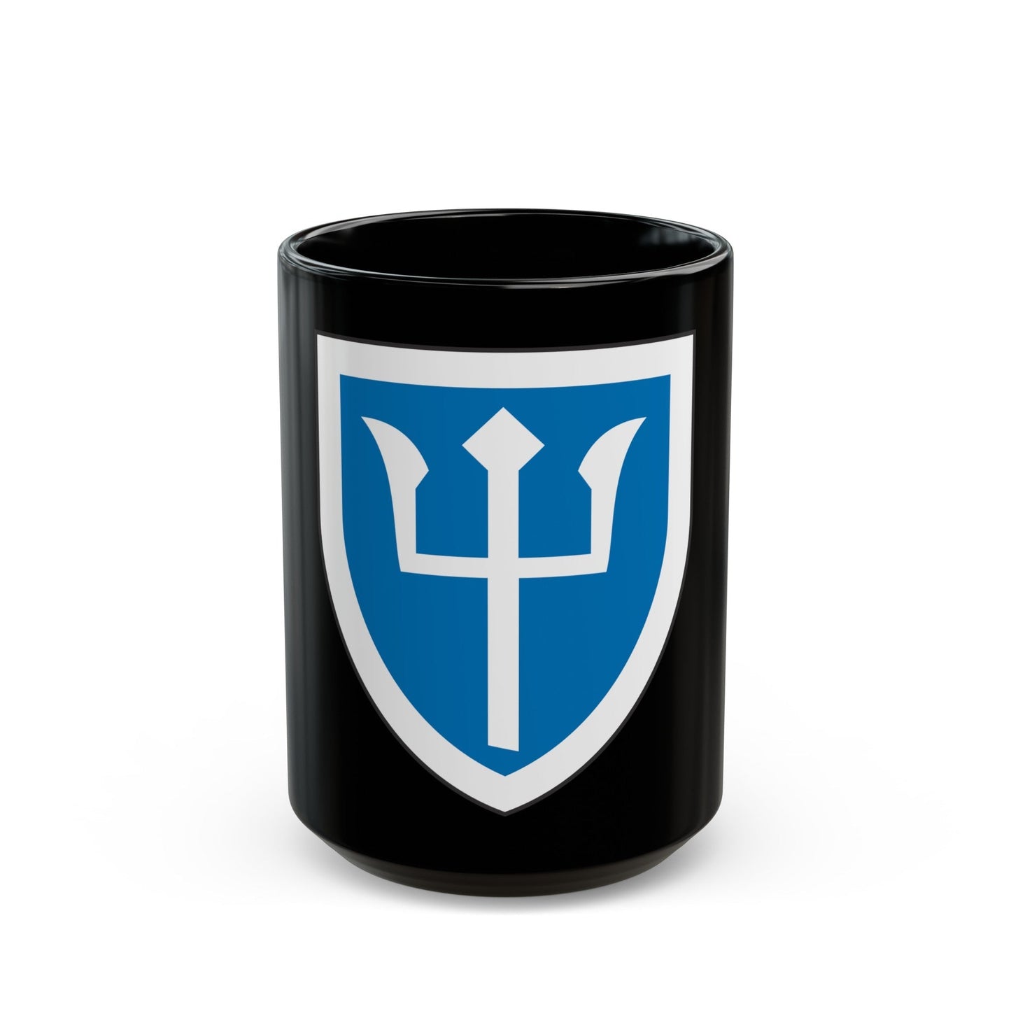 97th Infantry Division (U.S. Army) Black Coffee Mug-15oz-The Sticker Space