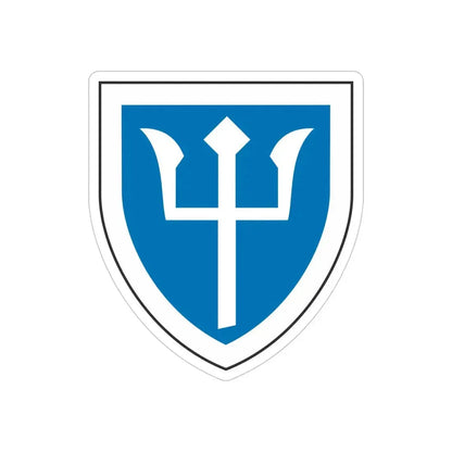 97th Infantry Division (U.S. Army) REVERSE PRINT Transparent Die-Cut STICKER - The Sticker Space