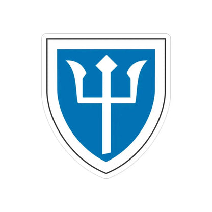 97th Infantry Division (U.S. Army) REVERSE PRINT Transparent Die-Cut STICKER - The Sticker Space