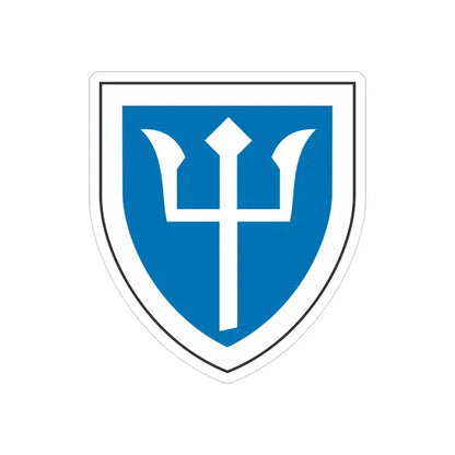 97th Infantry Division (U.S. Army) REVERSE PRINT Transparent Die-Cut STICKER - The Sticker Space