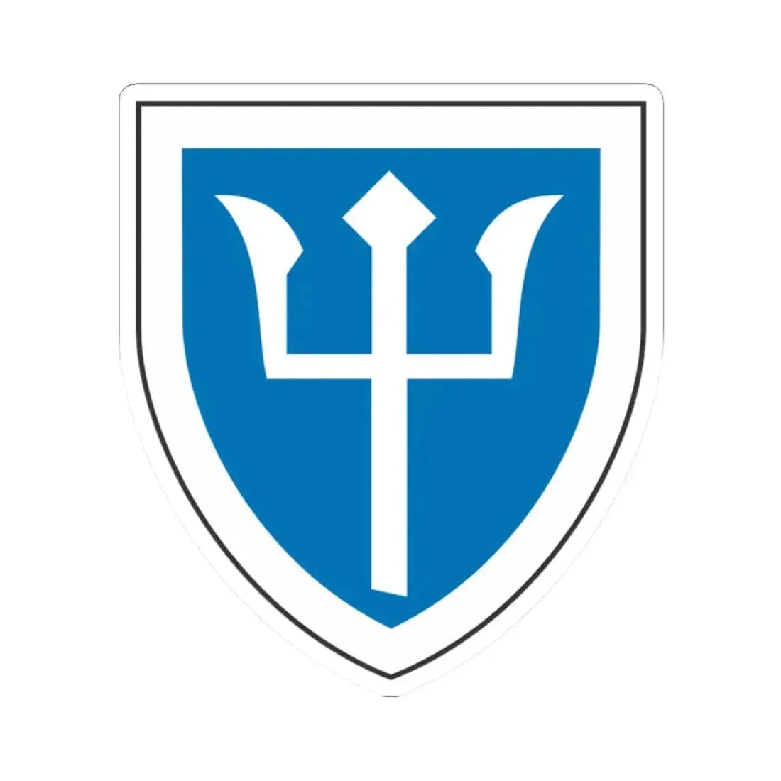 97th Infantry Division (U.S. Army) STICKER Vinyl Kiss-Cut Decal 2 Inch White - The Sticker Space