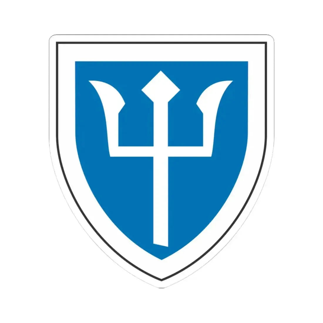 97th Infantry Division (U.S. Army) STICKER Vinyl Kiss-Cut Decal 3 Inch White - The Sticker Space