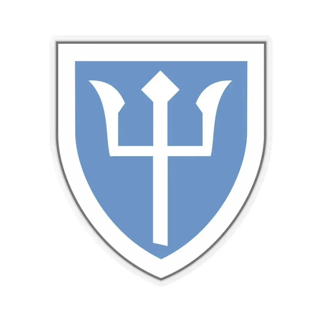 97th Infantry Division (U.S. Army) STICKER Vinyl Kiss-Cut Decal 6 Inch Transparent - The Sticker Space