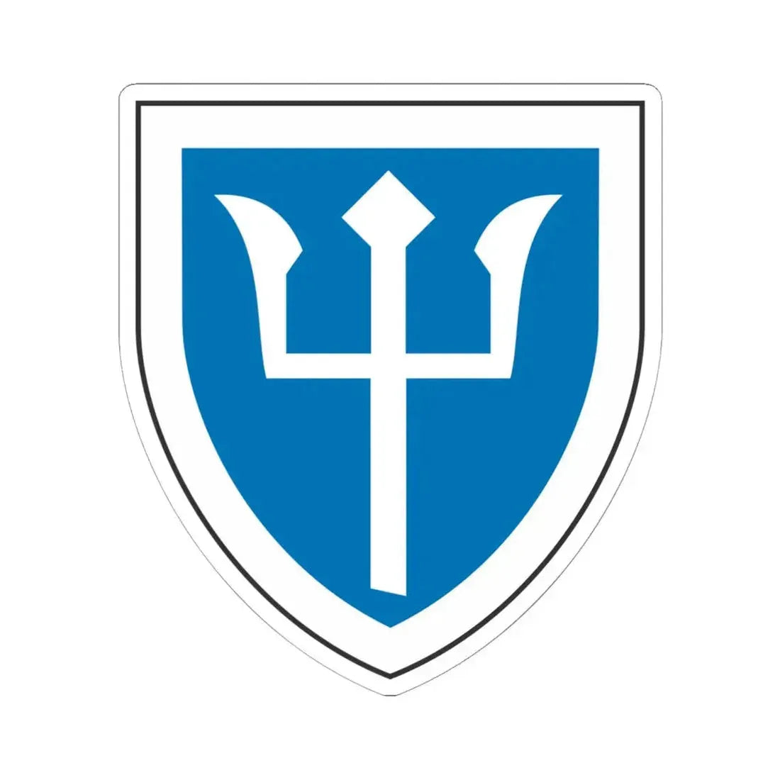 97th Infantry Division (U.S. Army) STICKER Vinyl Kiss-Cut Decal 6 Inch White - The Sticker Space