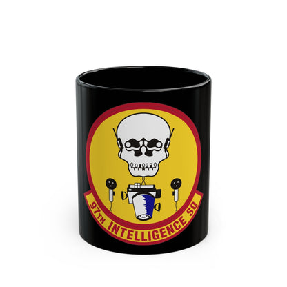 97th Intelligence Squadron (U.S. Air Force) Black Coffee Mug-11oz-The Sticker Space