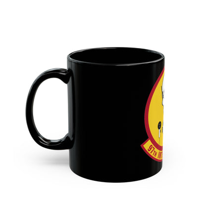 97th Intelligence Squadron (U.S. Air Force) Black Coffee Mug-The Sticker Space