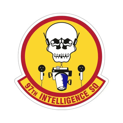 97th Intelligence Squadron (U.S. Air Force) STICKER Vinyl Die-Cut Decal 5 Inch - The Sticker Space