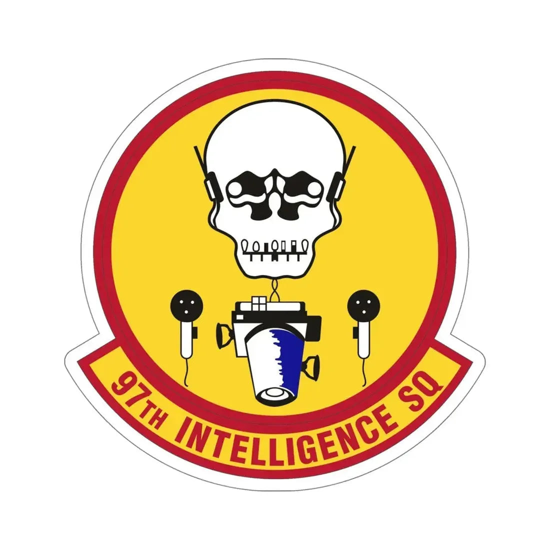 97th Intelligence Squadron (U.S. Air Force) STICKER Vinyl Die-Cut Decal - The Sticker Space