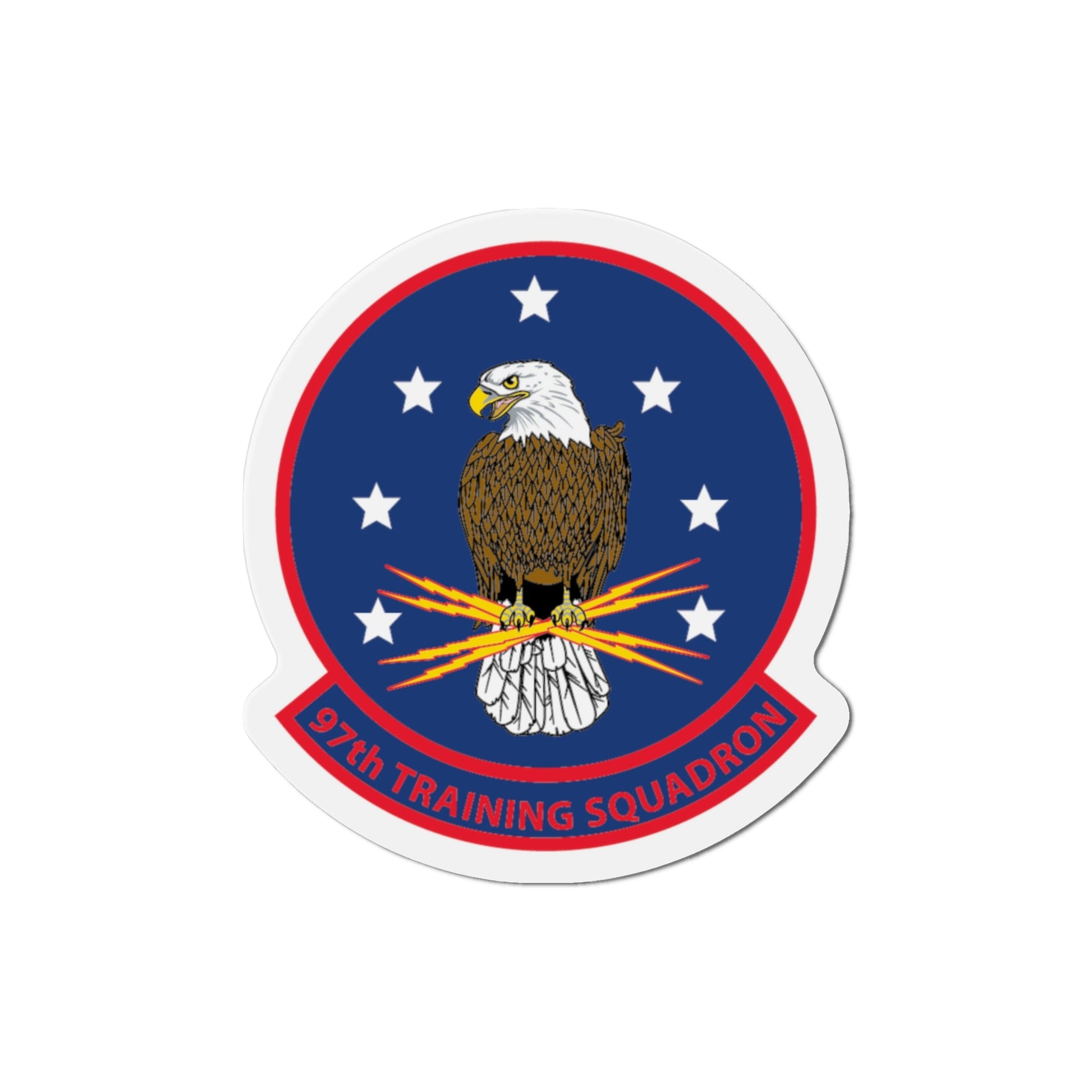 97th Training Sq (U.S. Navy) Die-Cut Magnet-The Sticker Space