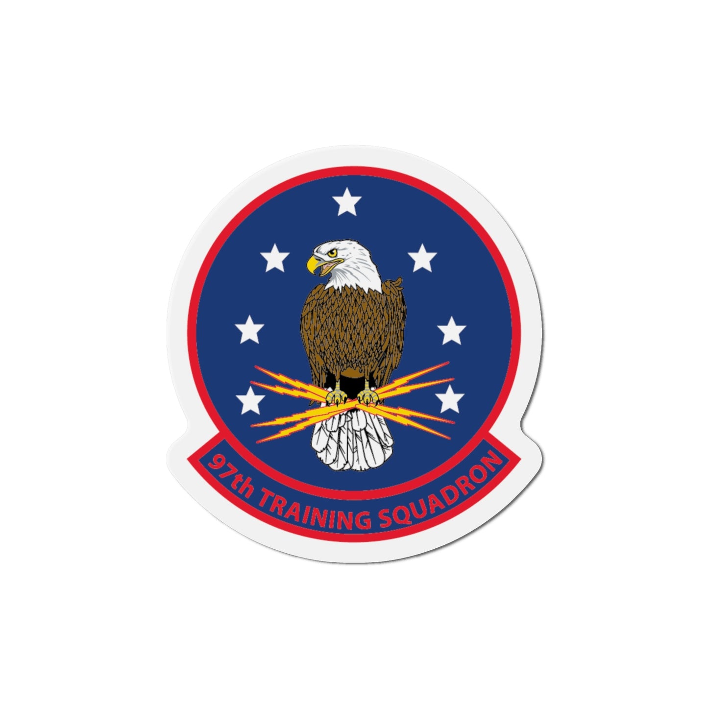 97th Training Sq (U.S. Navy) Die-Cut Magnet-6 × 6"-The Sticker Space